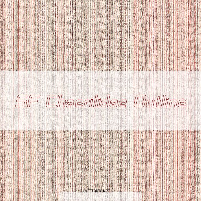 SF Chaerilidae Outline example